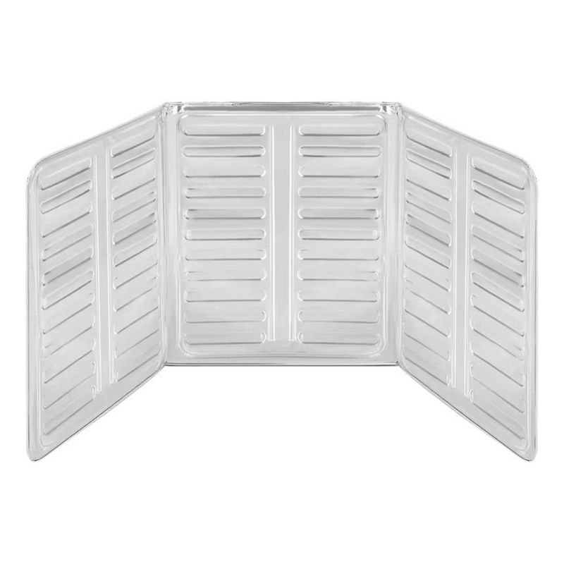 GENERICO - Protector Aluminio Anti Salpicaduras Aceite Viento