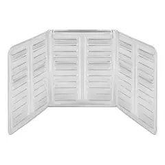 GENERICO - Protector Aluminio Anti Salpicaduras Aceite Viento