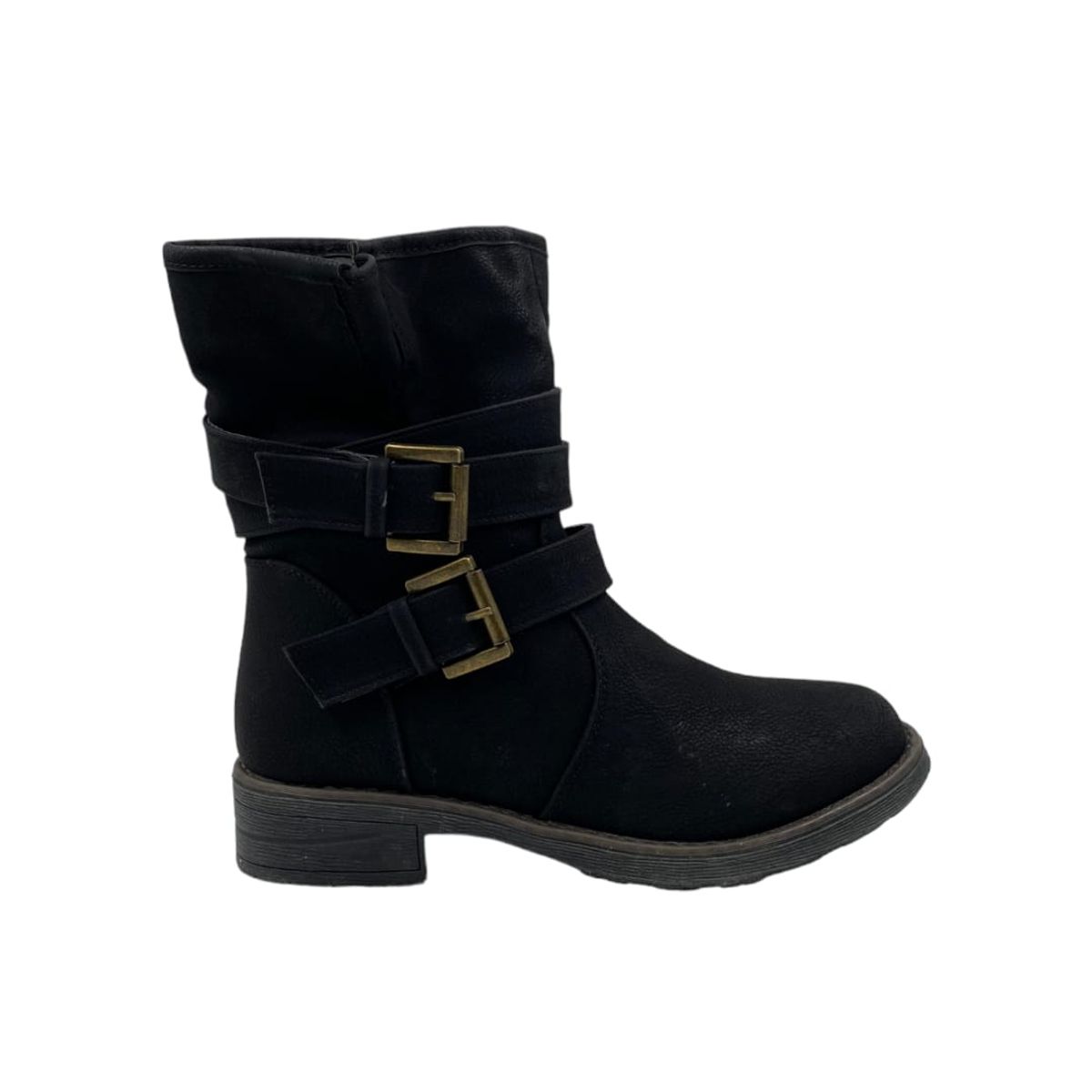 HERIEL - Bota Negra Baja Mujer