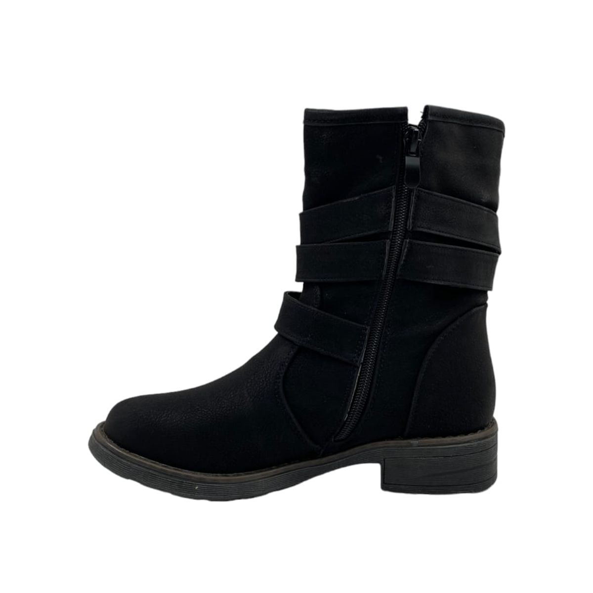 HERIEL - Bota Negra Baja Mujer