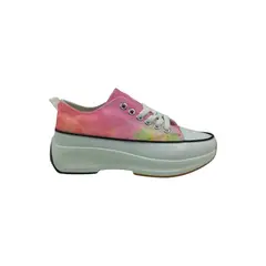 HERIEL - Zapatilla Rosa Plataforma Mujer