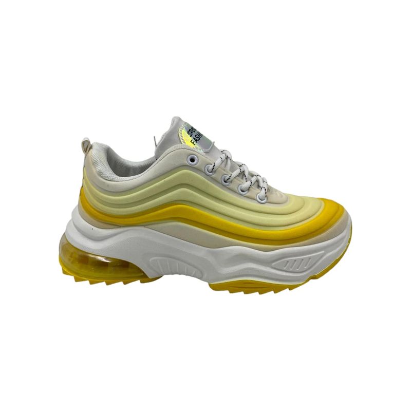 HERIEL - Zapatilla Amarilla Plataforma Mujer