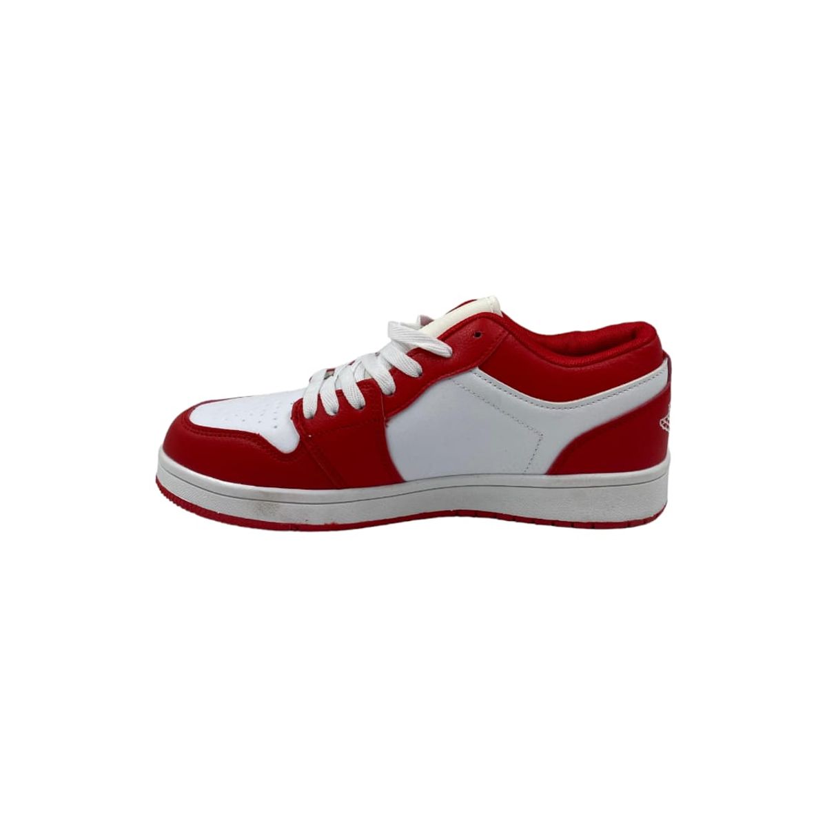 HERIEL - Zapatilla Roja y Blanco Hombre