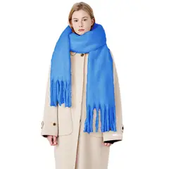 BONVERANO - Bufanda de manta para mujer Celosía