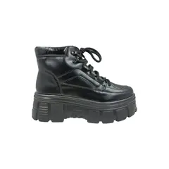 HERIEL - Botín Negro Plataforma Mujer