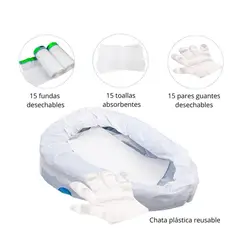 GENERICO - Kit de Chata Urinaria Antiderrame + Apósitos absorbentes