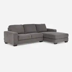 ROSEN - Sofá Seccional Sullivan Derecho Tela Gris