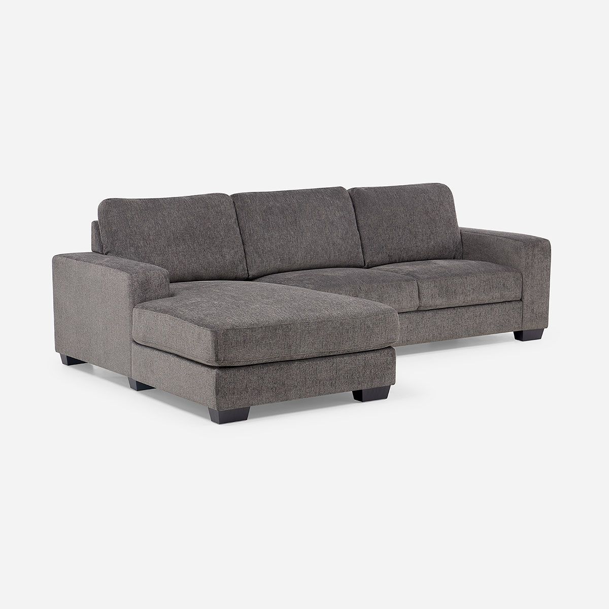 ROSEN - Sofá Seccional Sullivan Izquierdo Tela Gris