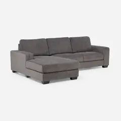 ROSEN - Sofá Seccional Sullivan Izquierdo Tela Gris