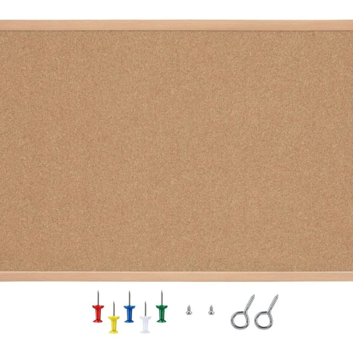 GENERICO - Pizarra de Corcho 30x60 con Chinchetas