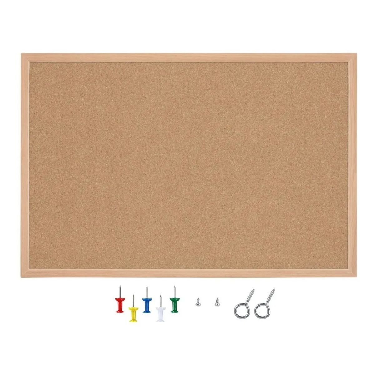 GENERICO - Pizarra de Corcho 30x60 con Chinchetas