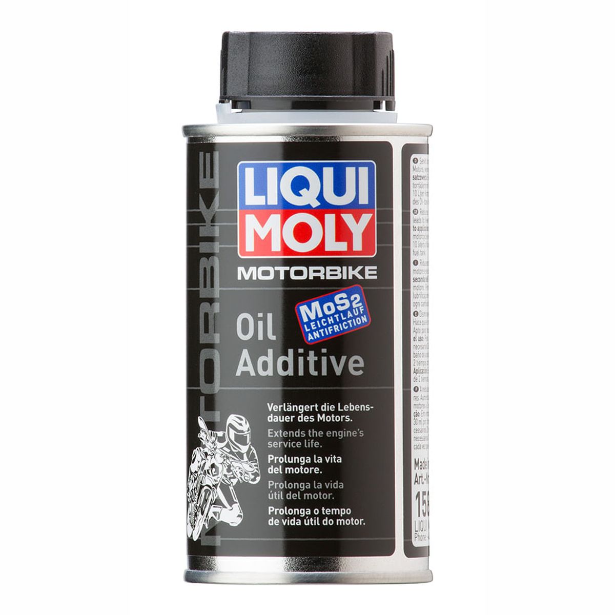 LIQUI MOLY - Aditivo Mos2 Moto Liqui Moly Motorbike Oil Additiv 125 ml