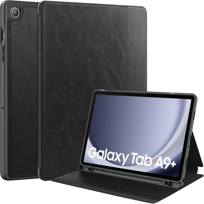 GENERICO - FUNDA PARA GALAXY TAB A9+ 11 - CUERO TAPA MAGNETICA