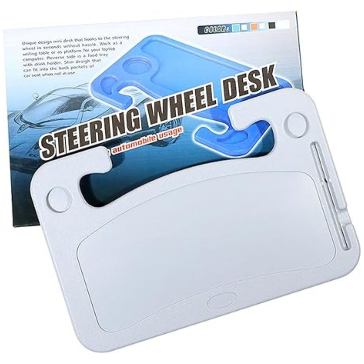 GENERICO - Bandeja Multifuncional Volante Blanco