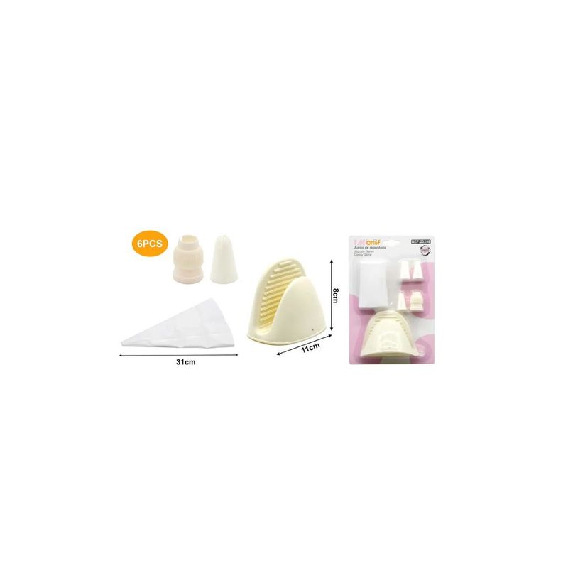 GENERICO - JUEGO DE REPOSTERÍA 6PCS