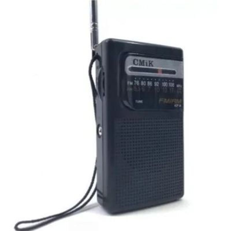 GENERICO - Radio Portátil AMFM a Pilas Analógica con Gran Sonido
