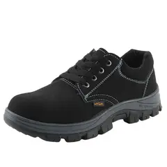 BLWOENS - Zapatos de trabajo de Seguridad para hombres - Negro