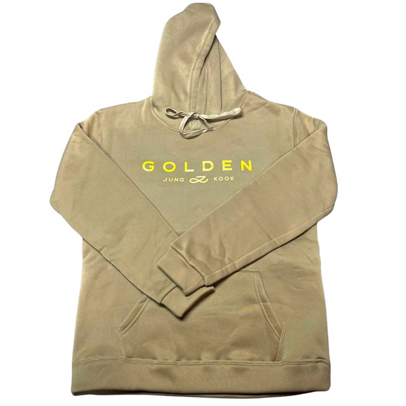 GENERICO - Poleron 100% Algodon Jungkook Golden Bts Army CAFE CLARO S