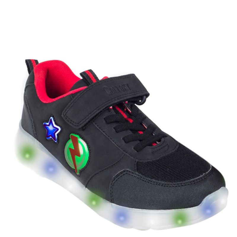 COLLOKY - Zapatilla Niño Luces Negra