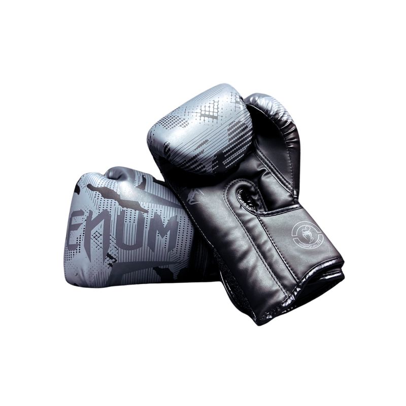 VENUM - GUANTES DE BOXEO MUAY THAI VENUM ELITE EVO GRAY CAMO 10 OZ