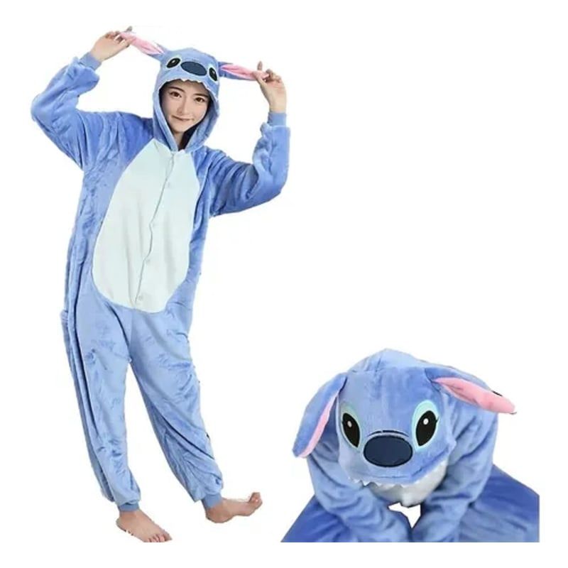 GENERICO - Disfraz Infantil Pijama Stitch  Talla 4 Niño