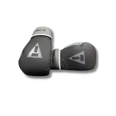 GENERICO - Guantes de Boxeo Profesionales STARLIGHT 14 oz GRAY/BLACK