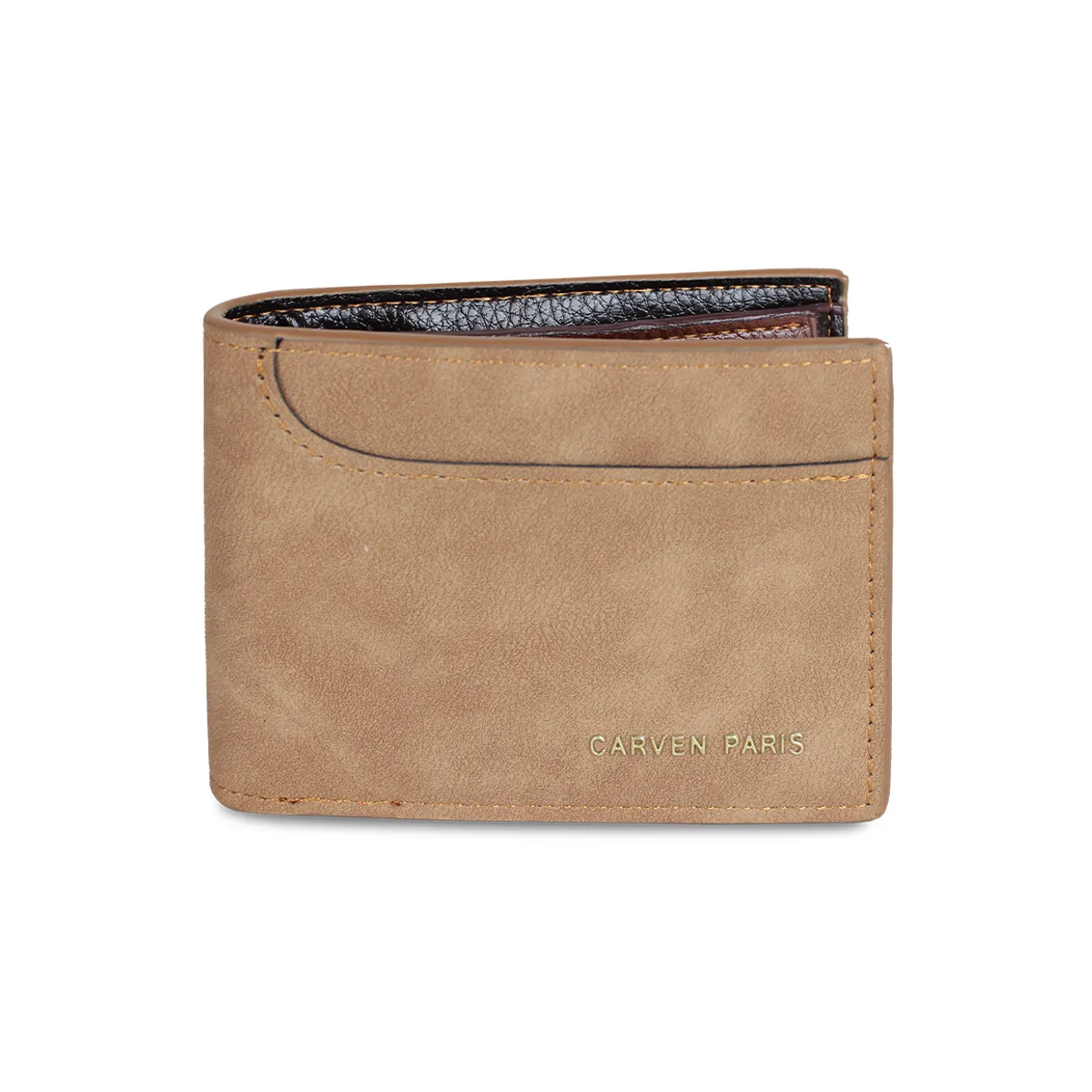 CARVEN - Billetera de hombre León café Carven Paris