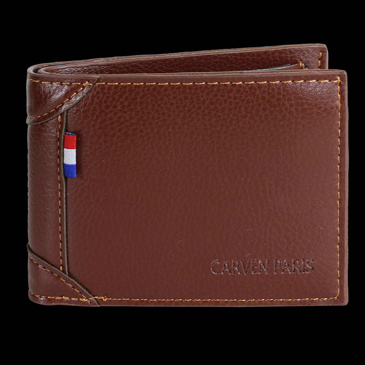 CARVEN - Billetera de hombre Agus café Carven Paris