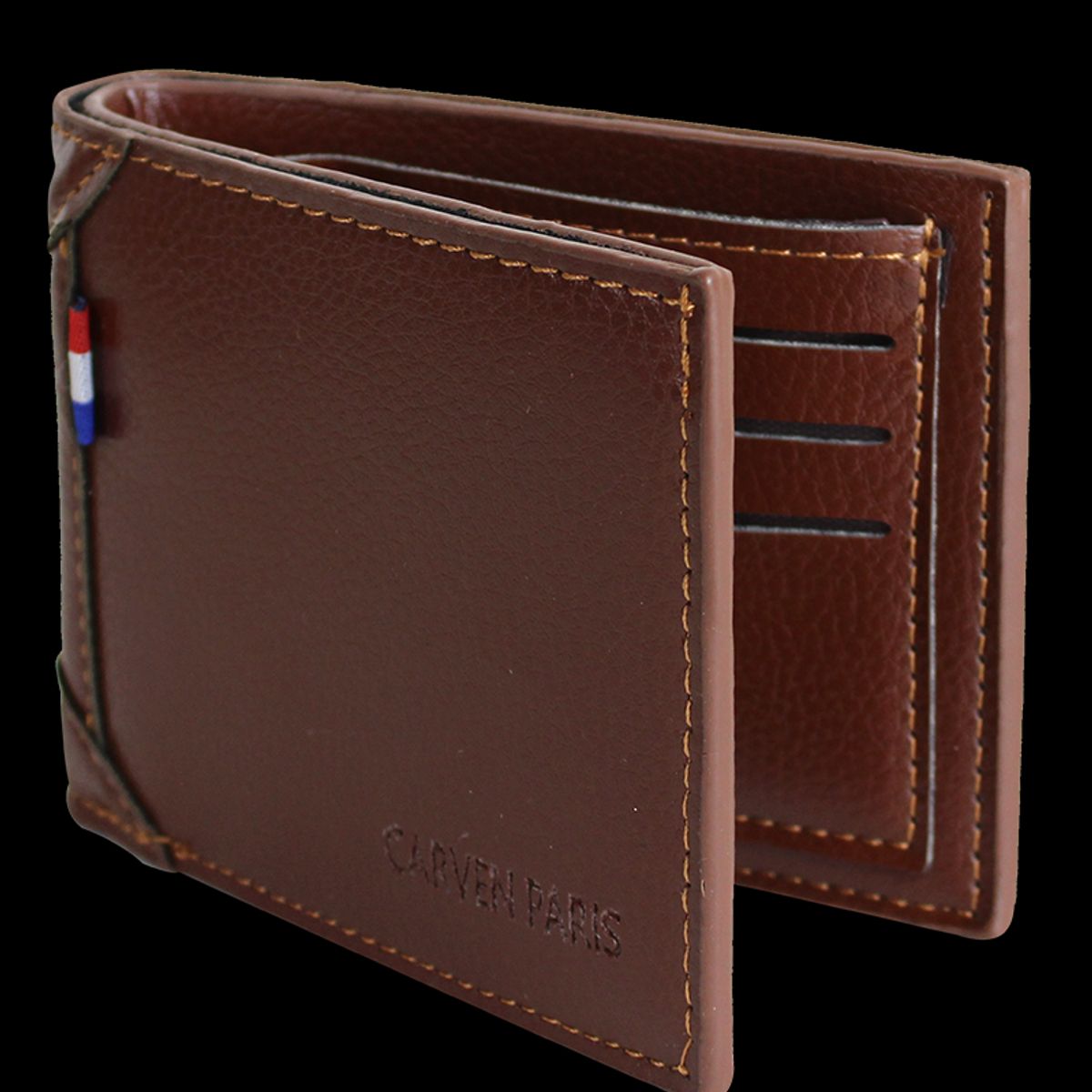 CARVEN - Billetera de hombre Agus café Carven Paris