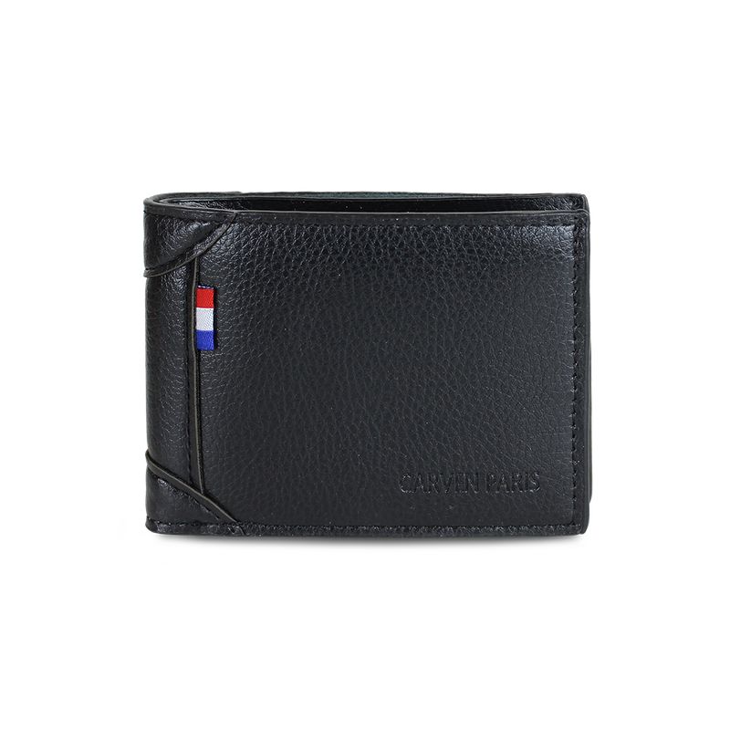 CARVEN - Billetera de hombre Agus negra Carven Paris
