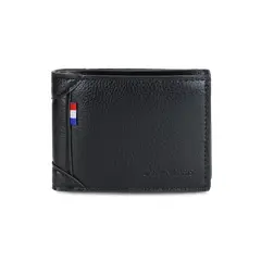 CARVEN - Billetera de hombre Agus negra Paris