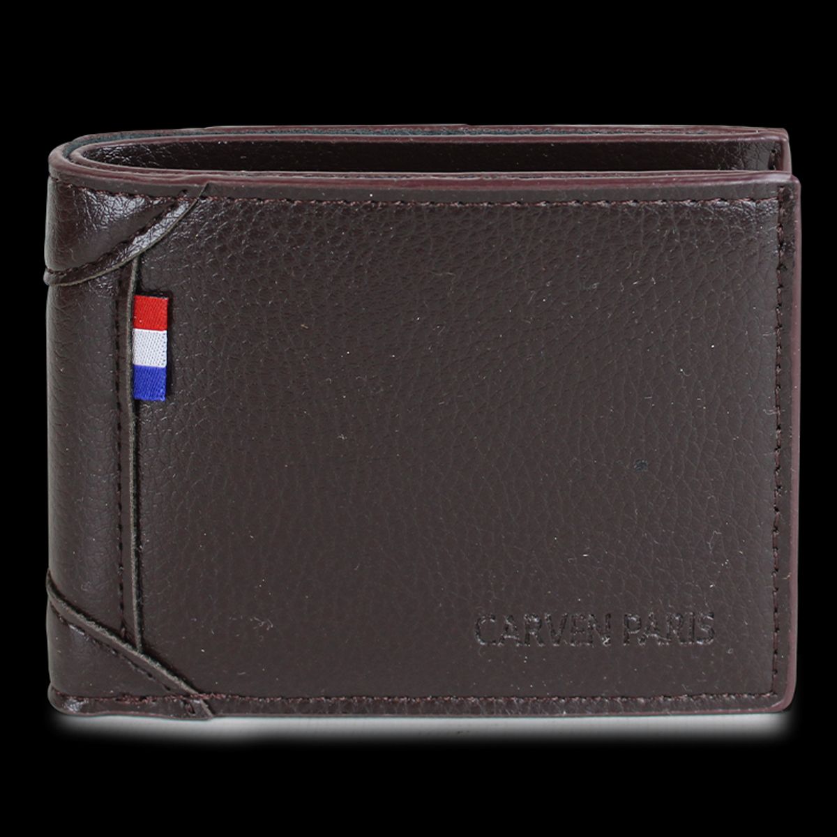 CARVEN - Billetera de hombre Agus café oscuro Carven Paris