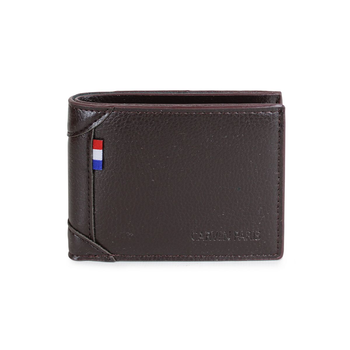 CARVEN - Billetera de hombre Agus café oscuro Carven Paris