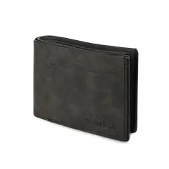 CARVEN - Billetera de hombre Nick negra Paris