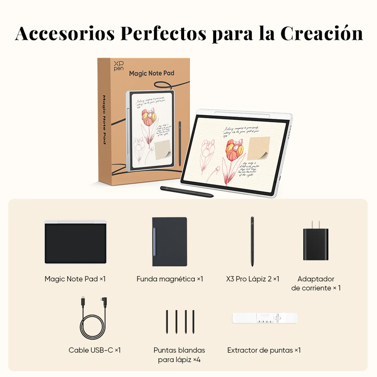 XP-PEN - XPPen Magic Note Pad Lector de Libro Electrónico+Tablet AndroidCuaderno Digital 1095