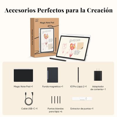 Imagen 2 del producto XPPen Magic Note Pad Lector de Libro Electrónico+Tablet AndroidCuaderno Digital 1095