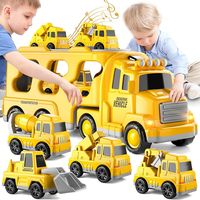 Juguetes De Camión De Construcción Regalos Para Niños 5pzs