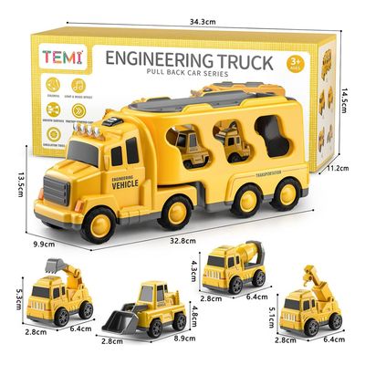 Imagen 2 del producto Juguetes De Camión De Construcción Regalos Para Niños 5pzs