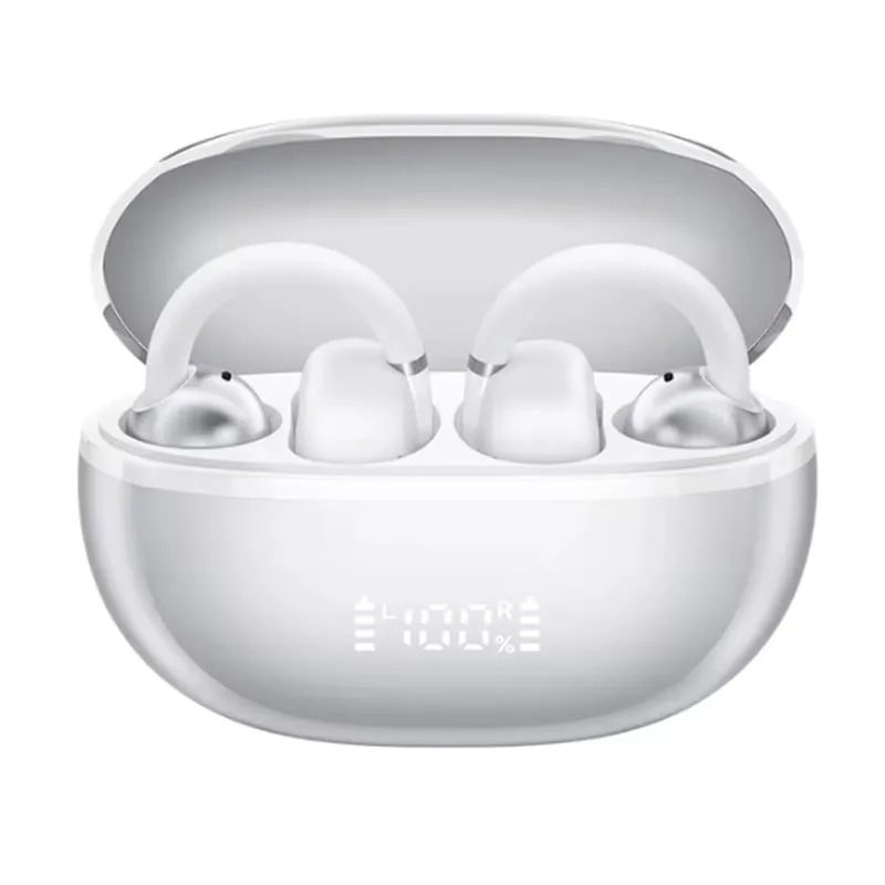 HAYLOU - HAYLOU auriculares AirFree TWS BT 54 batería de 24H duración-Blanco