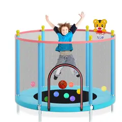 VERCI - Mini Trampolin 140cm Cama Elastica Pequeña Para Niños
