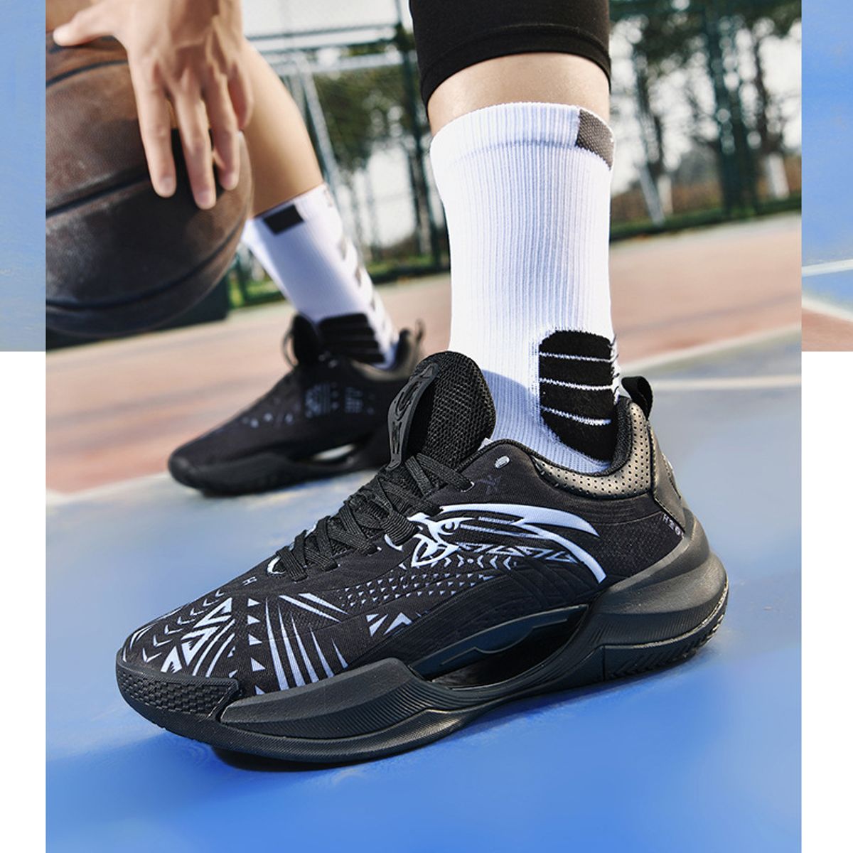 DANWEILE - Zapatillas de baloncesto para estudiantes para hombre