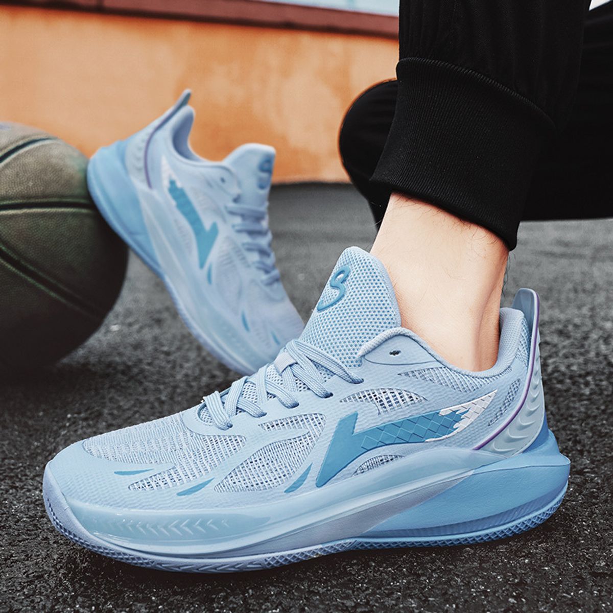 DANWEILE - Zapatillas de baloncesto para estudiantes para hombre