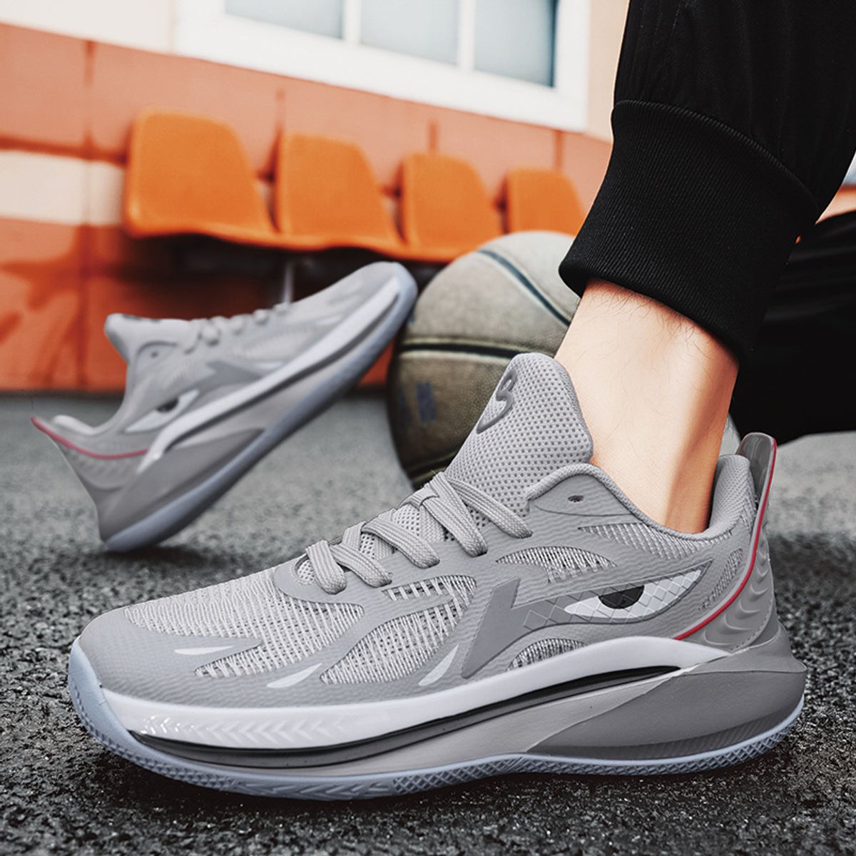 DANWEILE - Zapatillas de baloncesto para estudiantes para hombre