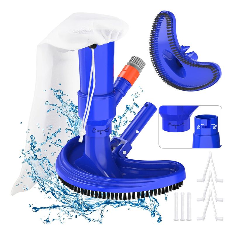 GENERICO - Piscina Cepillo De Vacío Limpieza Kit De Mantenimiento