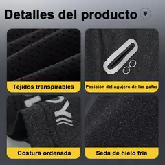 EDWINAYY - Balaclava Moto Trecking Ciclismo Protección Uv Toda La Cara