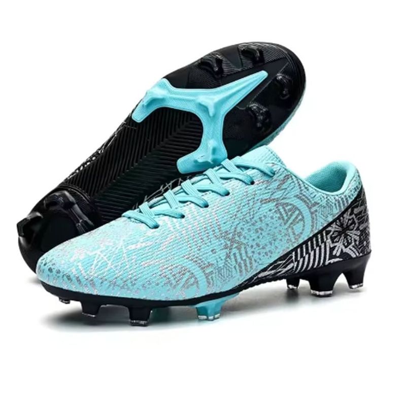 DANWEILE - Zapatillas de fútbol de caña baja y clavos largos para jóvenes-Verde.