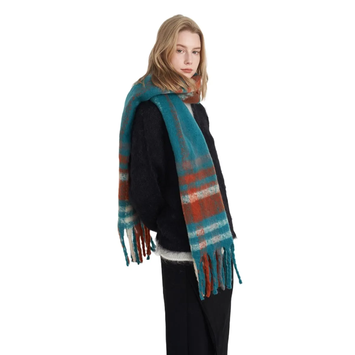 TIOZONEY - Bufanda térmica para señoras