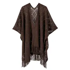 TIOZONEY - Bufanda de mujer con diseño de calado