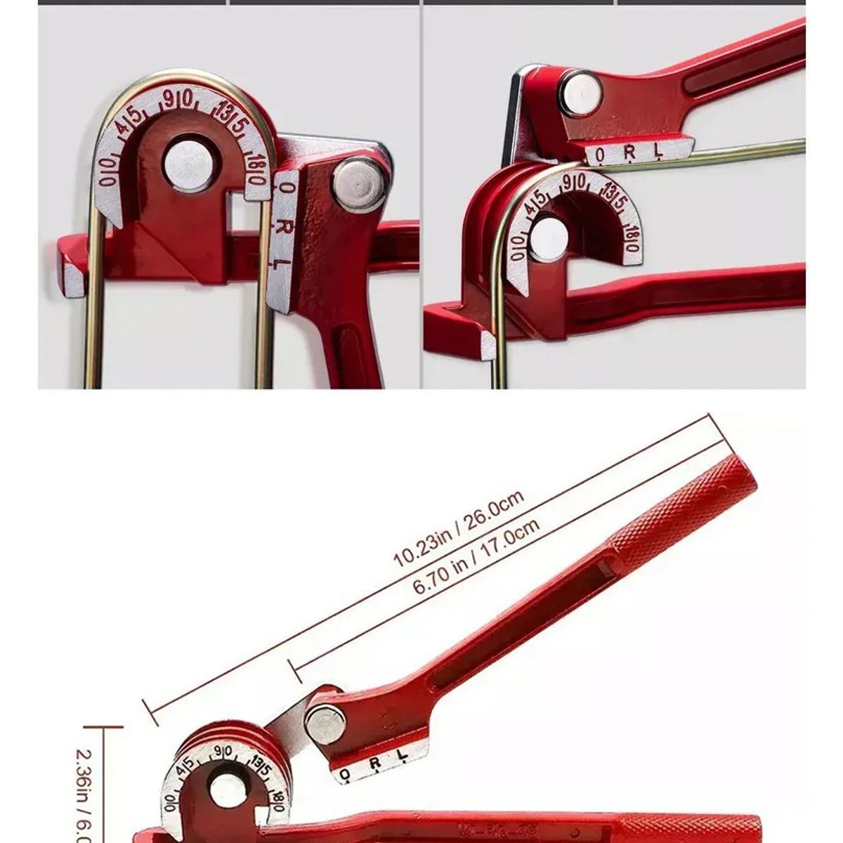 KUANGYE - Herramienta Manual Codo Manual Cobre Y Aluminio 14 516 38