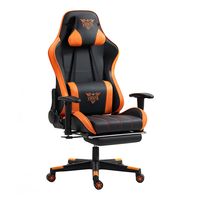 Silla Gamer Premium ES900 Reclinable 180° Reposabrazos 2D - Naranja